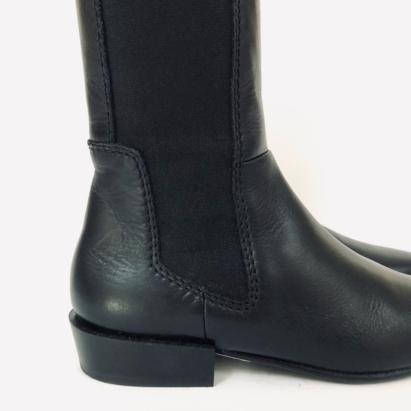 3.1 Phillip Lim Lthr Dree Mid - Calf Stretch Boots - Picture 3 of 7